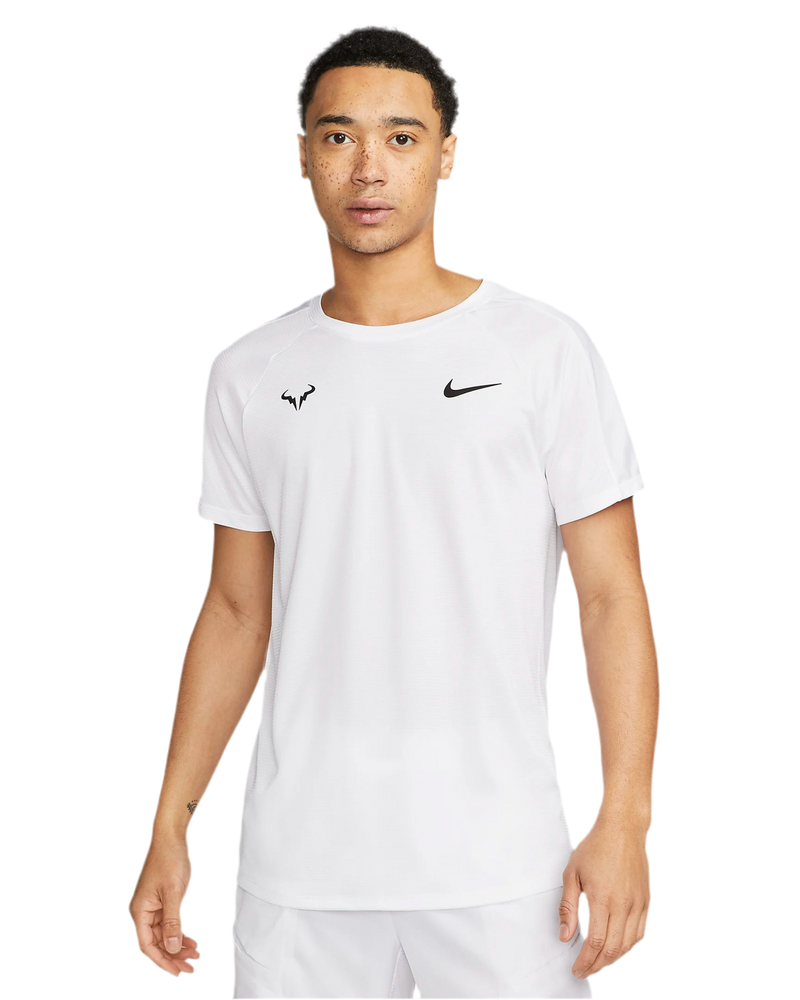 NIKE RAFA CHALLENGER T-SHIRT TENNIS WHITE MAN