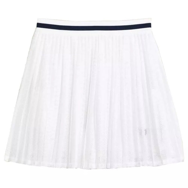 WILSON TEAM PLEATED SKIRT WHITE WOMAN