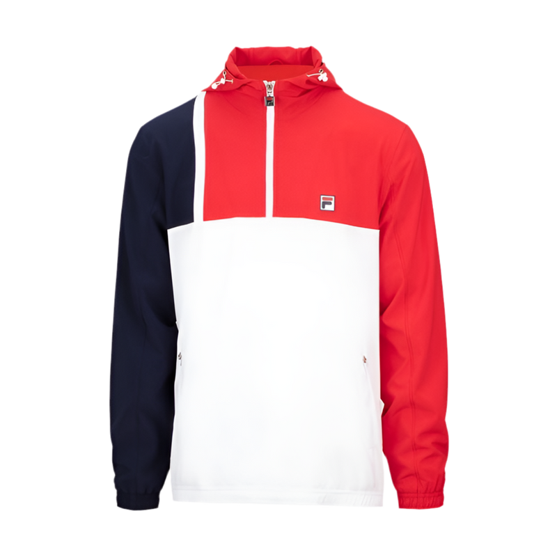 FILA WINDBREAKER HANNO WHITE/RED JUNIOR