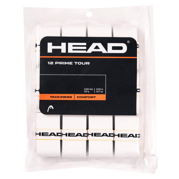 HEAD PRIME TOUR OVERGRIP WHITE (12X)