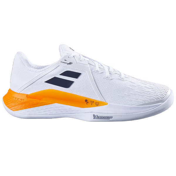 BABOLAT PROPULSE FURY 3 CLAY WHITE/ORANGE