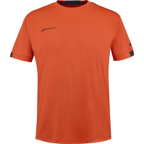 BABOLAT PLAY CREW NECK TEE FIESTA RED BOY