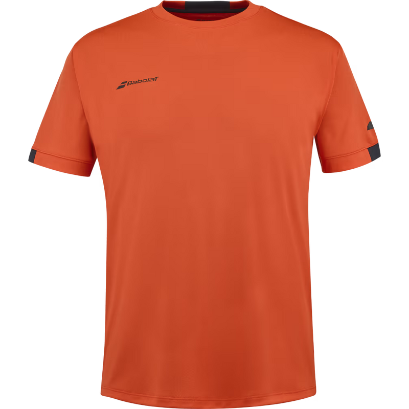 BABOLAT PLAY CREW NECK TEE FIESTA RED BOY