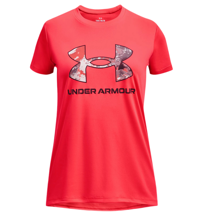 UNDER ARMOUR TECH™ PRINT FILL BIG LOGO SHORT SLEEVE BETA GIRL