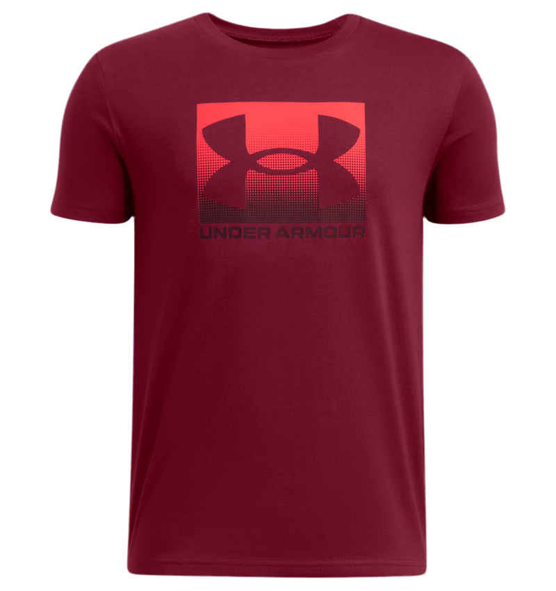 UNDER ARMOUR BOXED SPORTS SHORT SLEEVE CARDINAL BOY