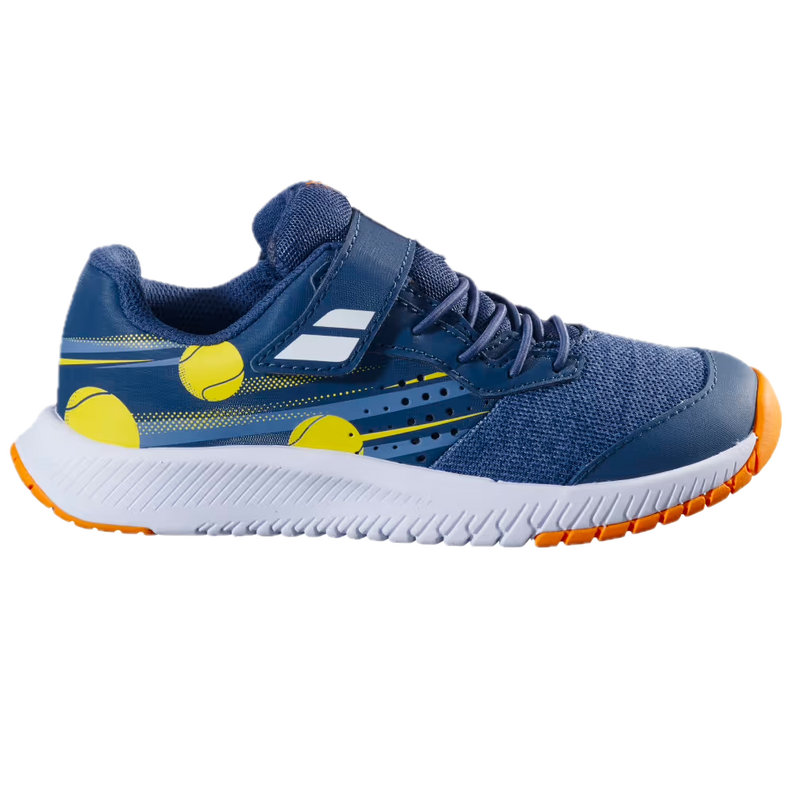 BABOLAT PULSION BLUE/YELLOW JUNIOR