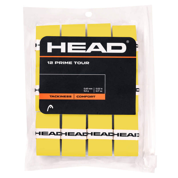 HEAD PRIME TOUR OVERGRIP YELLOW (12X)