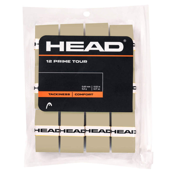 HEAD PRIME TOUR OVERGRIP GREY (12X)