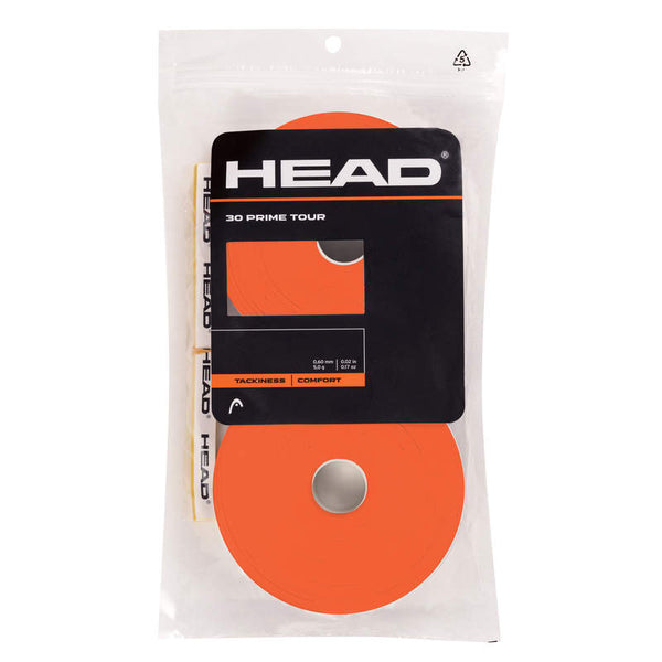 HEAD PRIME TOUR OVERGRIP ORANGE (30X)