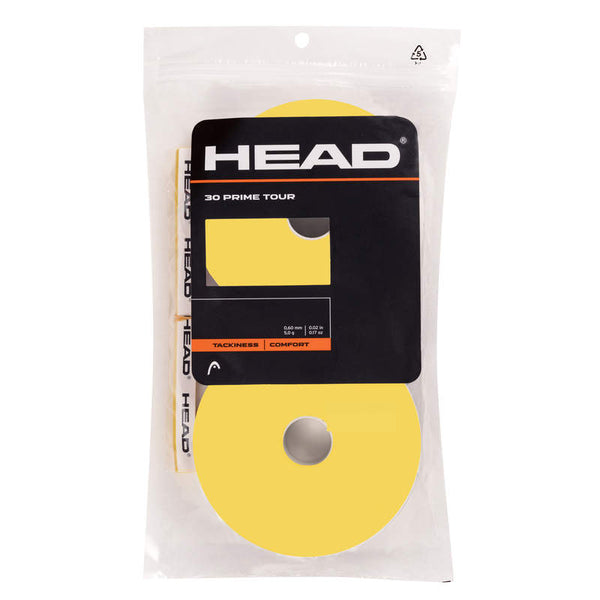 HEAD PRIME TOUR OVERGRIP YELLOW (30X)