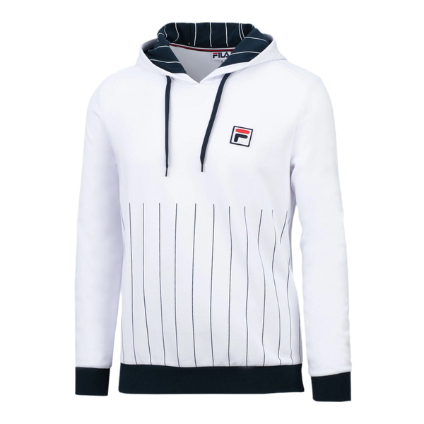 FILA HOODY MISHA WHITE/STRIPES MAN