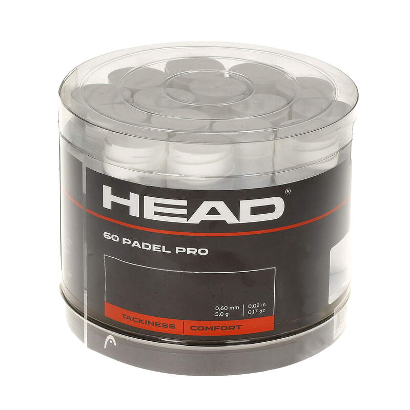 HEAD PADEL PRO OVERGRIP BOX WHITE (60X)