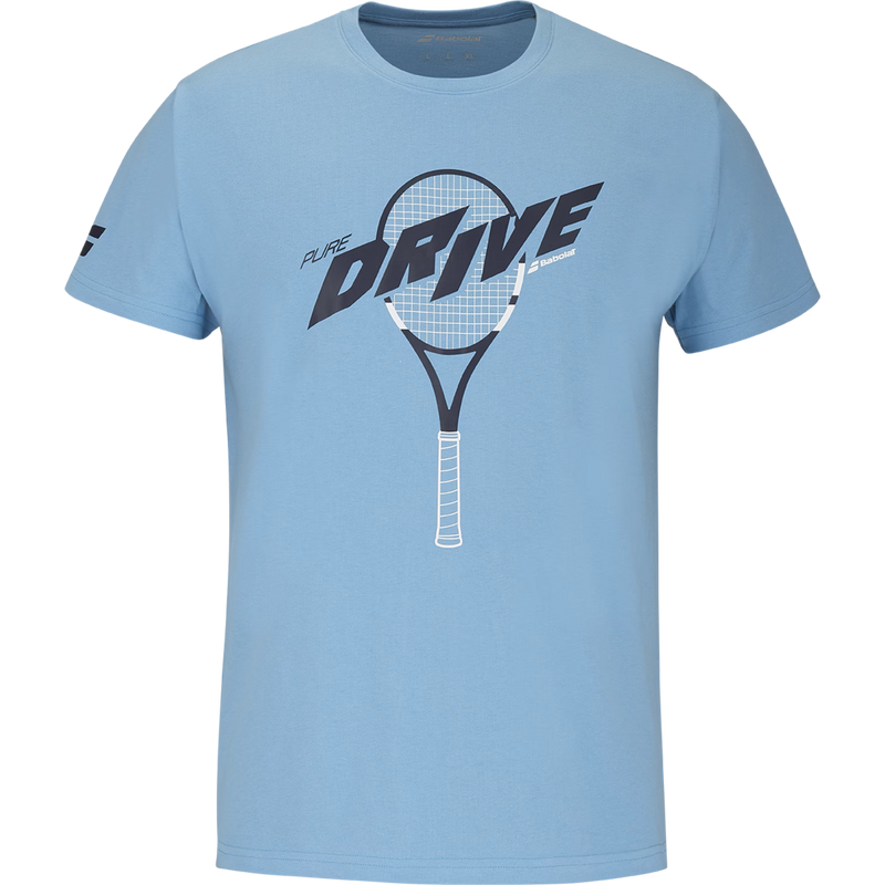 BABOLAT DRIVE TEE BLUE BOY