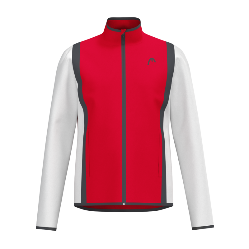 HEAD CLUB 25 JACKET RED/WHITE JUNIOR