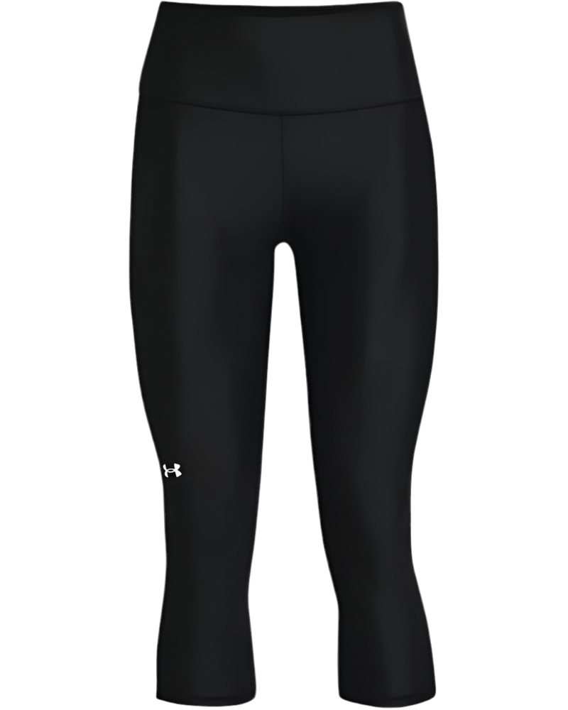 UNDER ARMOUR HEATGEAR® NO-SLIP WAISTBAND CAPRIS BLACK WOMAN