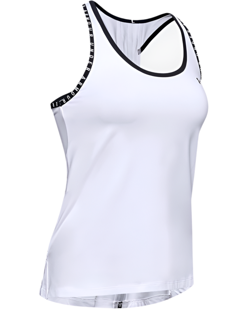 UNDER ARMOUR KNOCKOUT TANK WHITE WOMAN