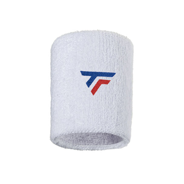 TECNIFIBRE WRISTBAND JUMBO WHITE (1X)