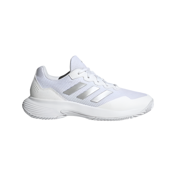 ADIDAS GAMECOURT 2.0 AC WHITE/SILVER WOMAN