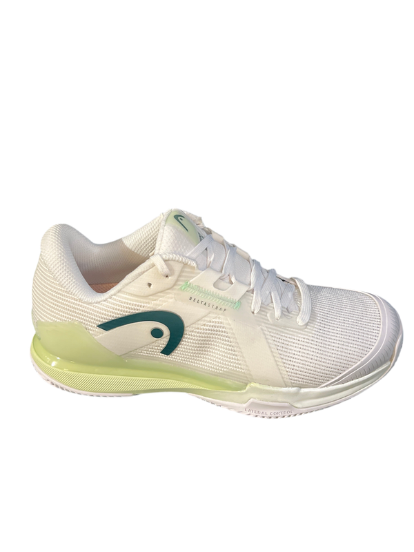 HEAD SPRINT PRO 4.0 CLAY WHITE/LIGHT GREEN WOMAN