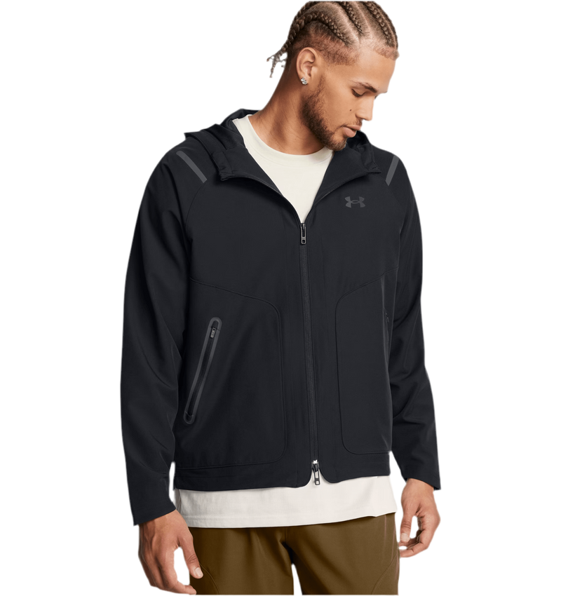 UNDER ARMOUR UNSTOPPABLE LEFT CHEST JACKET BLACK MAN