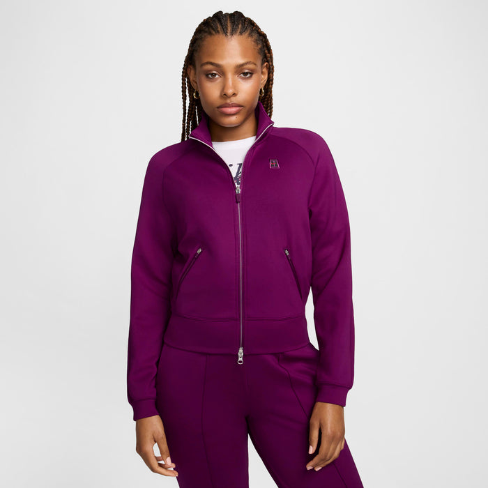 NIKE FULL ZIP TENNIS JACKET SANGRIA WOMAN