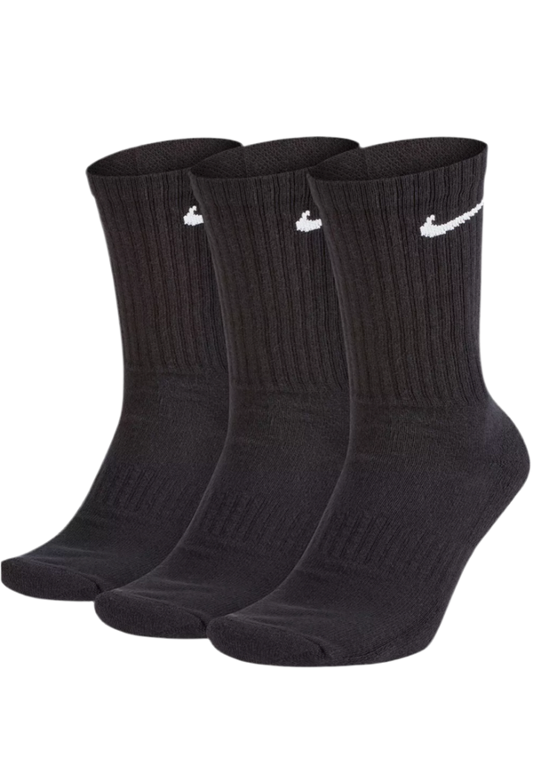 NIKE TENNIS CUSHIONED SOCKS BLACK (3X)