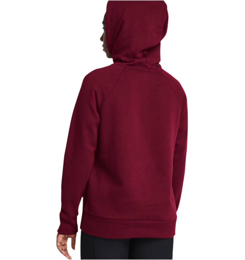 UNDER ARMOUR RIVAL FLEECE HOODIE CARDINAL WOMAN