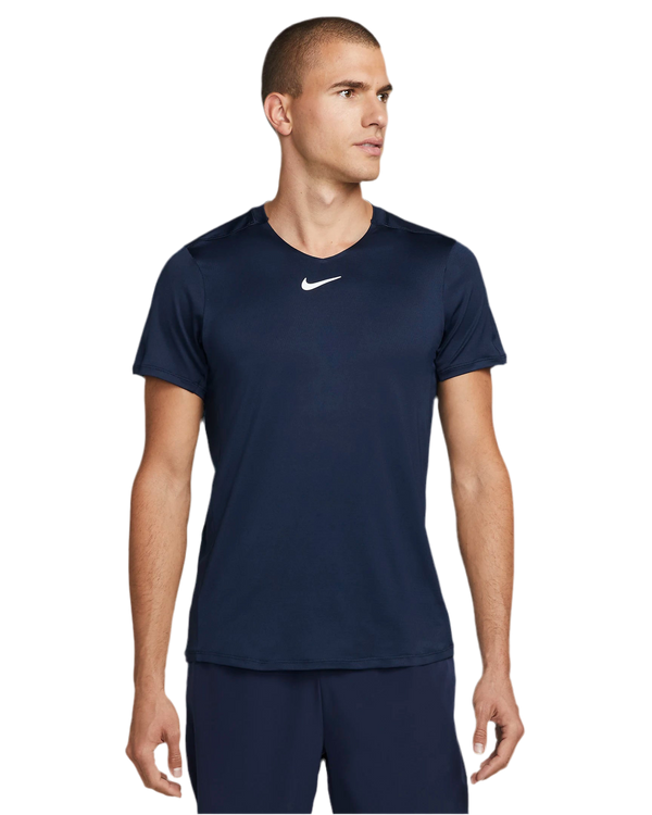 NIKE COURT ADVANTAGE TENNIS SHIRT NAVY MAN