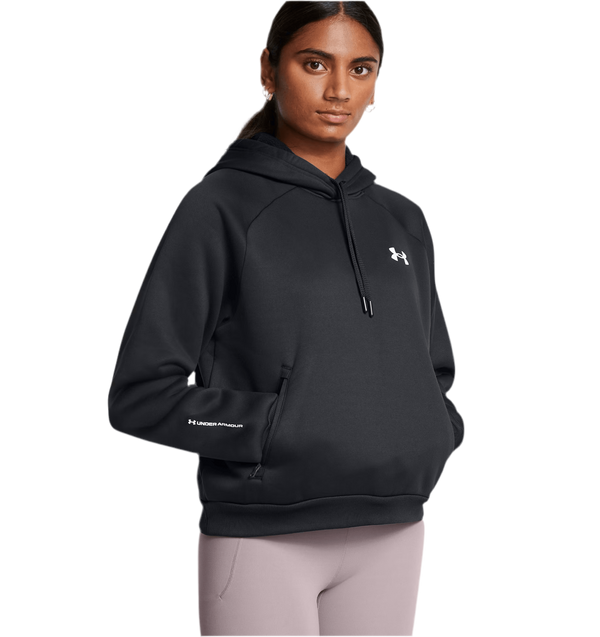 UNDER ARMOUR FLEECE® PRO HOODIE BLACK WOMAN