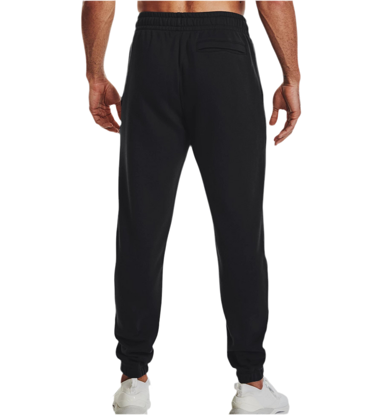 UNDER ARMOUR ESSENTIAL FLEECE JOGGERS BLACK MAN