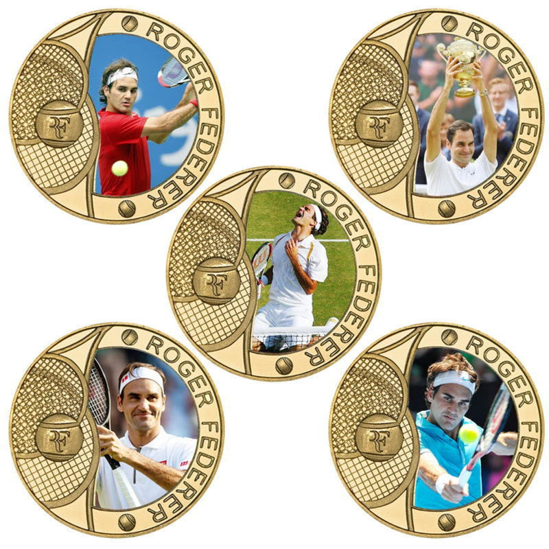 ROGER FEDERER GOLD COMMEMORATIVE COINS BOX SET