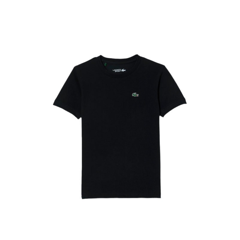 LACOSTE SPORT ULTRA DRY JERSEY T-SHIRT BLACK BOY