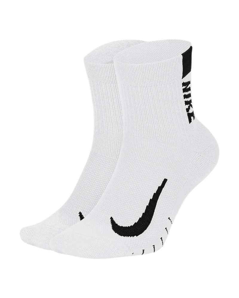 NIKE MULTIPLIER SOCKS ANKLE WHITE (2X)