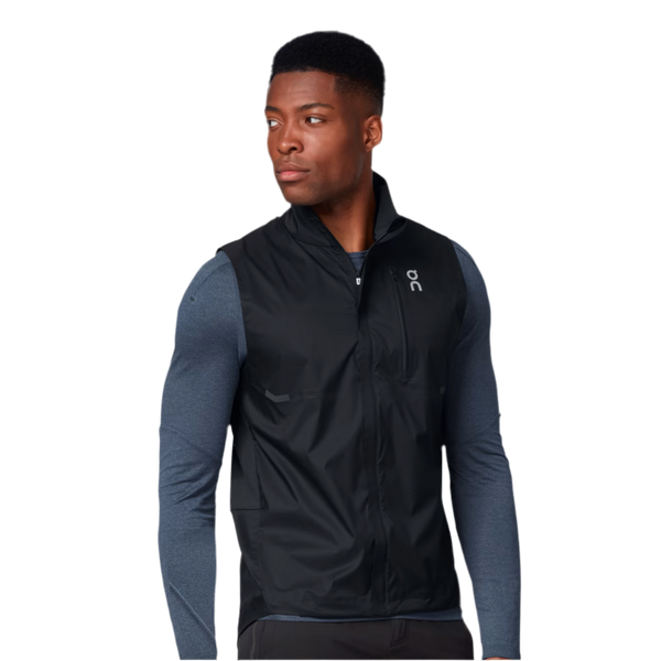 ON-RUNNING WEATHER VEST BLACK MAN