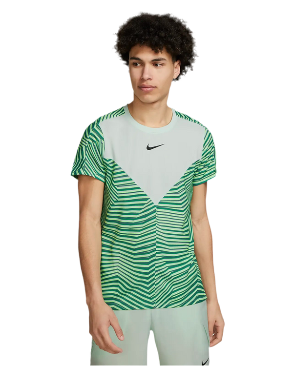 NIKE COURT DRI-FIT SLAM TENNIS TOP GREEN MAN