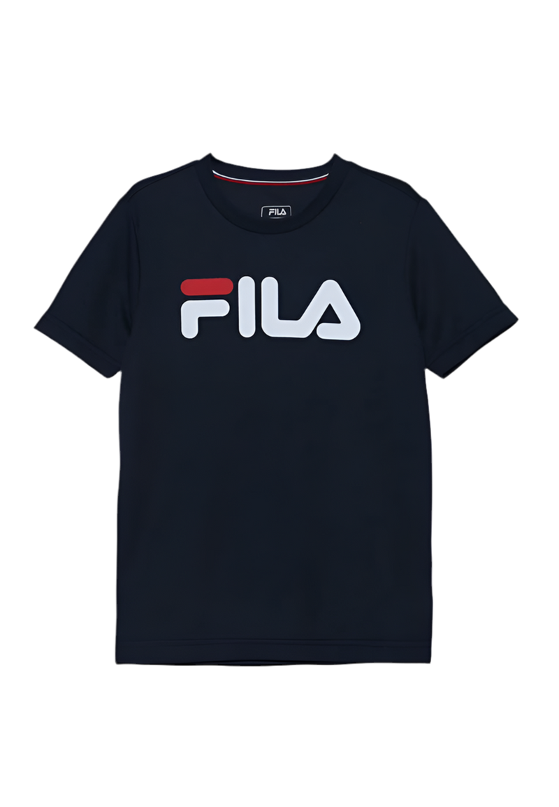 FILA T-SHIRT LOGO PEACOAT BLUE BOY