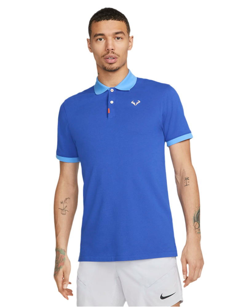 NIKE RAFA SLIM-FIT POLO BLUE MAN