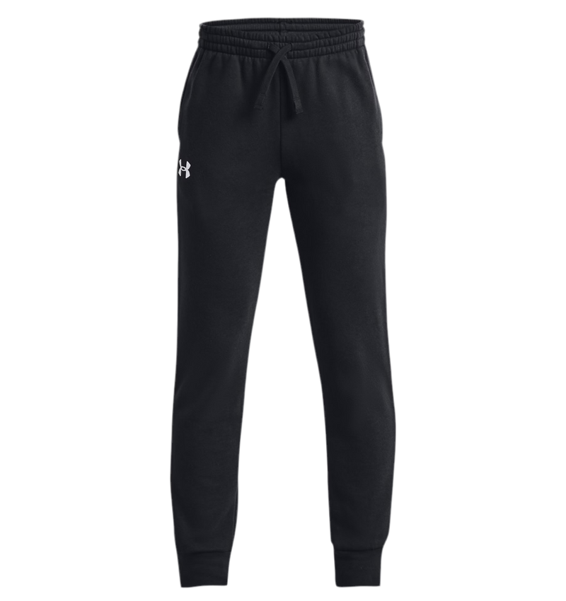 UNDER ARMOUR RIVAL FLEECE JOGGERS BLACK JUNIOR