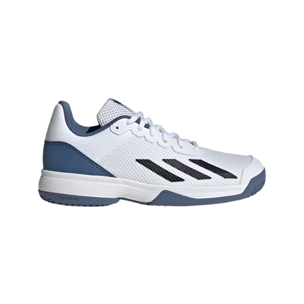 ADIDAS COURTFLASH WHITE/BLACK JUNIOR