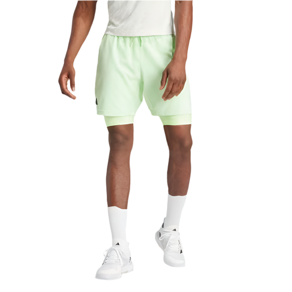 ADIDAS TENNIS HEAT RDY SHORTS SET GREEN SPARK MAN