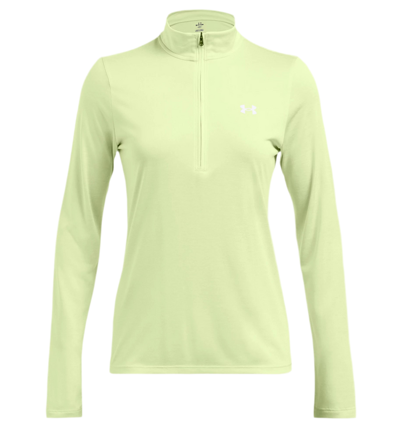 UNDER ARMOUR TECH™ TWIST ½ ZIP RETRO GREEN/WHITE WOMAN