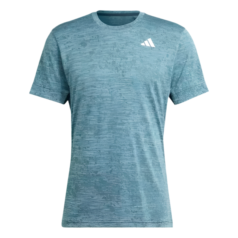 ADIDAS TENNIS FREELIFT TEE NIGHT/AQUA MAN