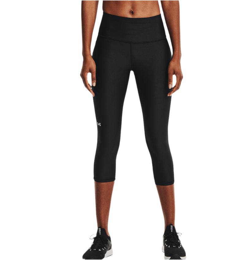 UNDER ARMOUR HEATGEAR® NO-SLIP WAISTBAND CAPRIS BLACK WOMAN