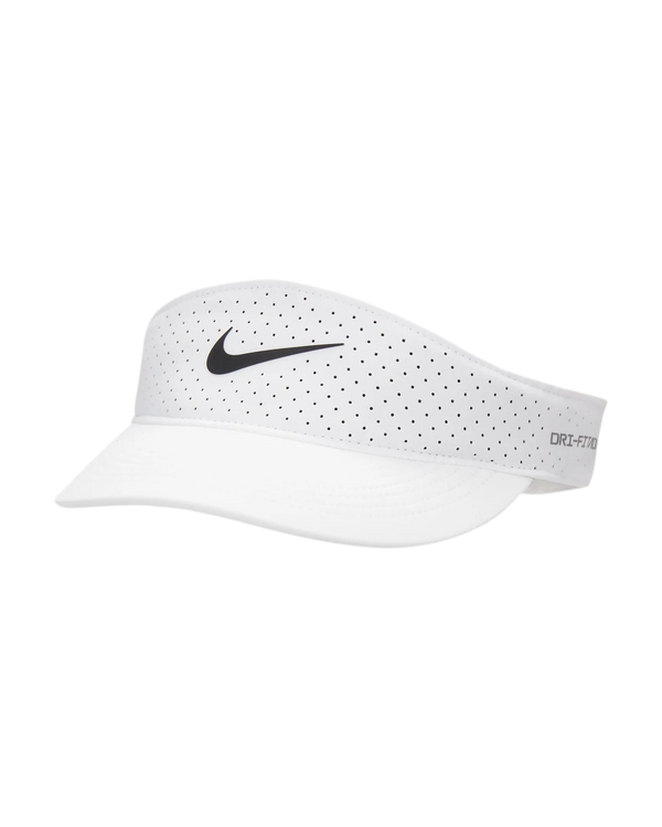 NIKE DRI-FIT ADV ACE TENNIS VISOR WHITE