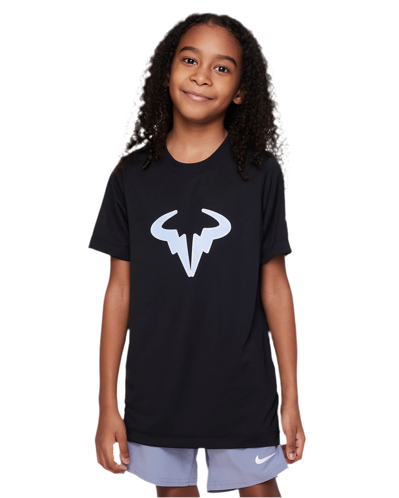 NIKE COURT RAFA T-SHIRT TENNIS BLACK BOY