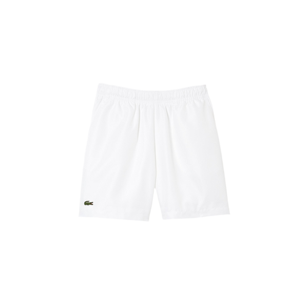 LACOSTE SPORT DIAMOND TAFFETA SHORTS WHITE JUNIOR