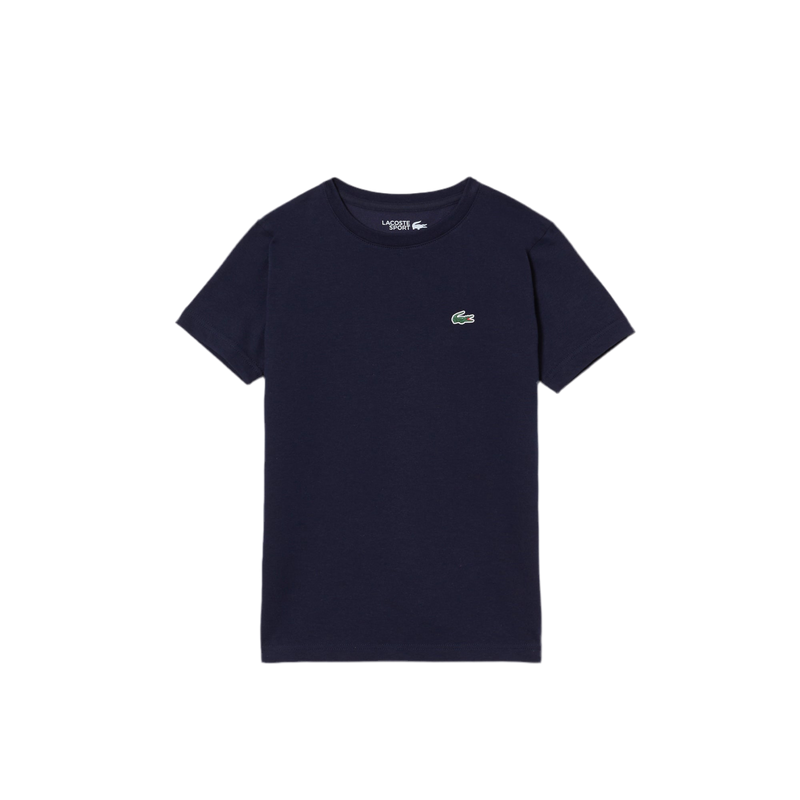 LACOSTE SPORT ULTRA DRY JERSEY T-SHIRT NAVY BOY