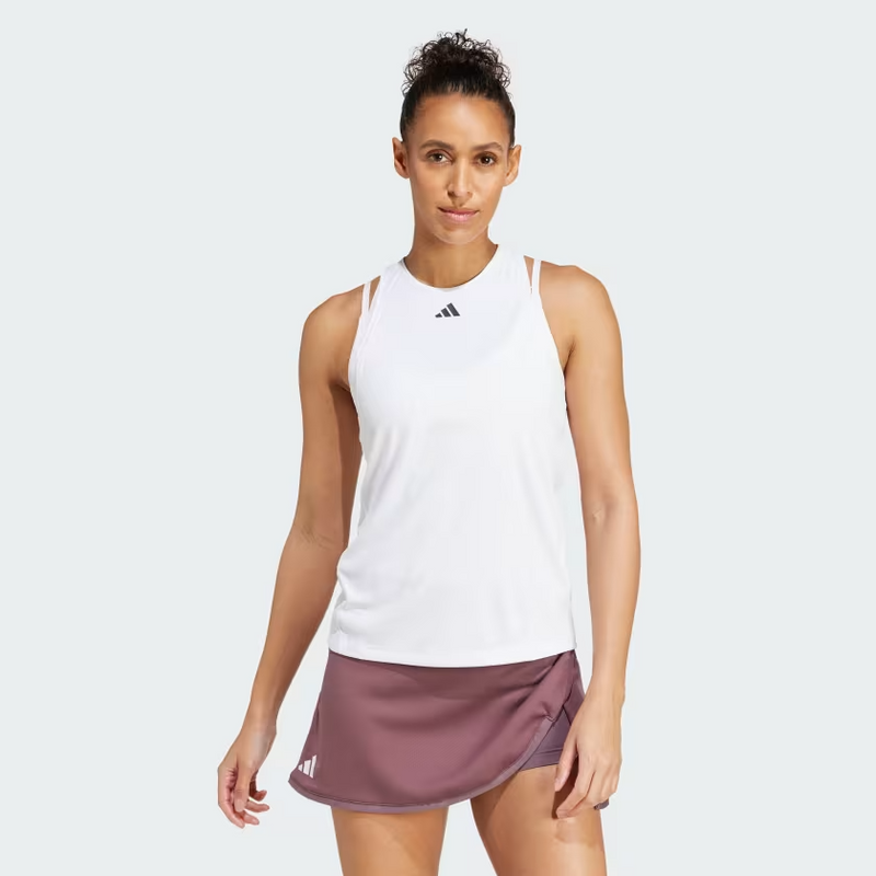 ADIDAS TENNIS CLUB TANK WHITE WOMAN