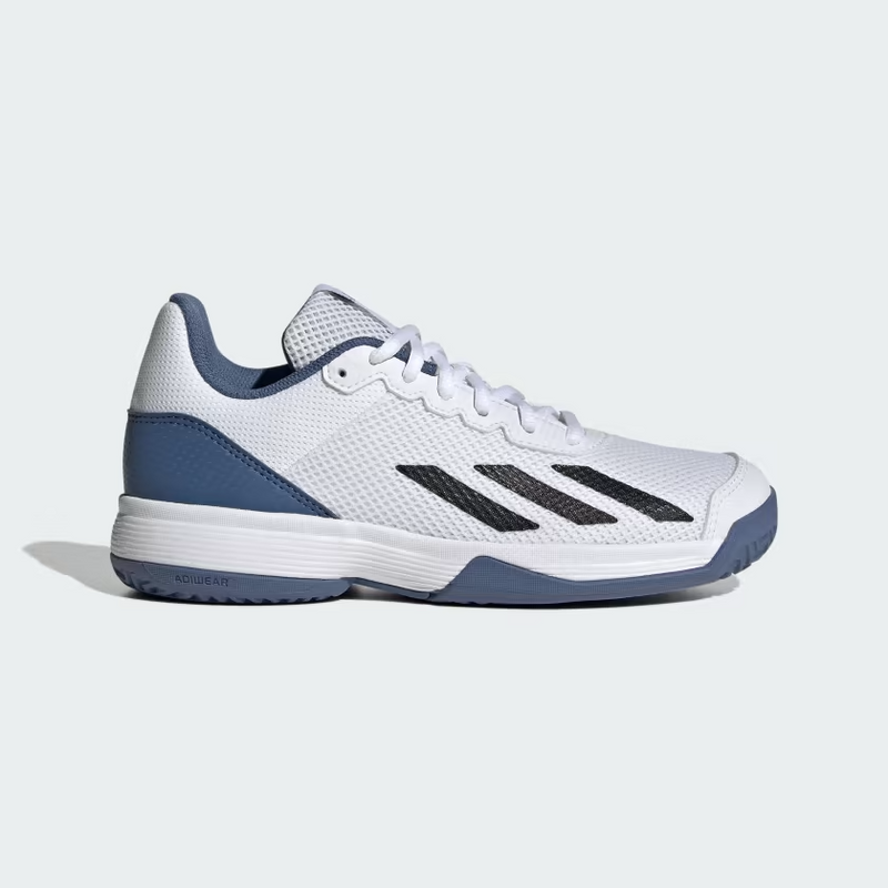 ADIDAS COURTFLASH WHITE/BLACK JUNIOR