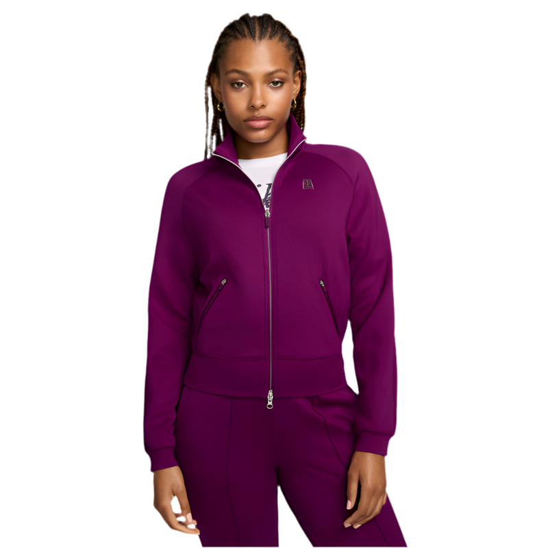 NIKE FULL ZIP TENNIS JACKET SANGRIA WOMAN